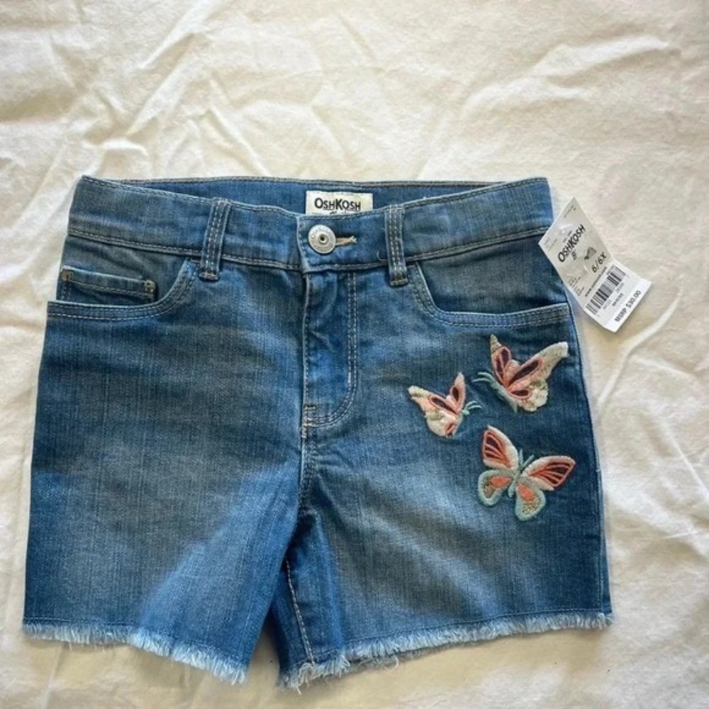 Oshkosh‎ kids blue jean shorts  6/6x